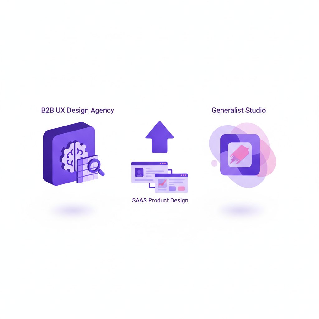 B2B UX Design Agency vs Generalist Studio: How UK SaaS Teams Should Choose (2026)