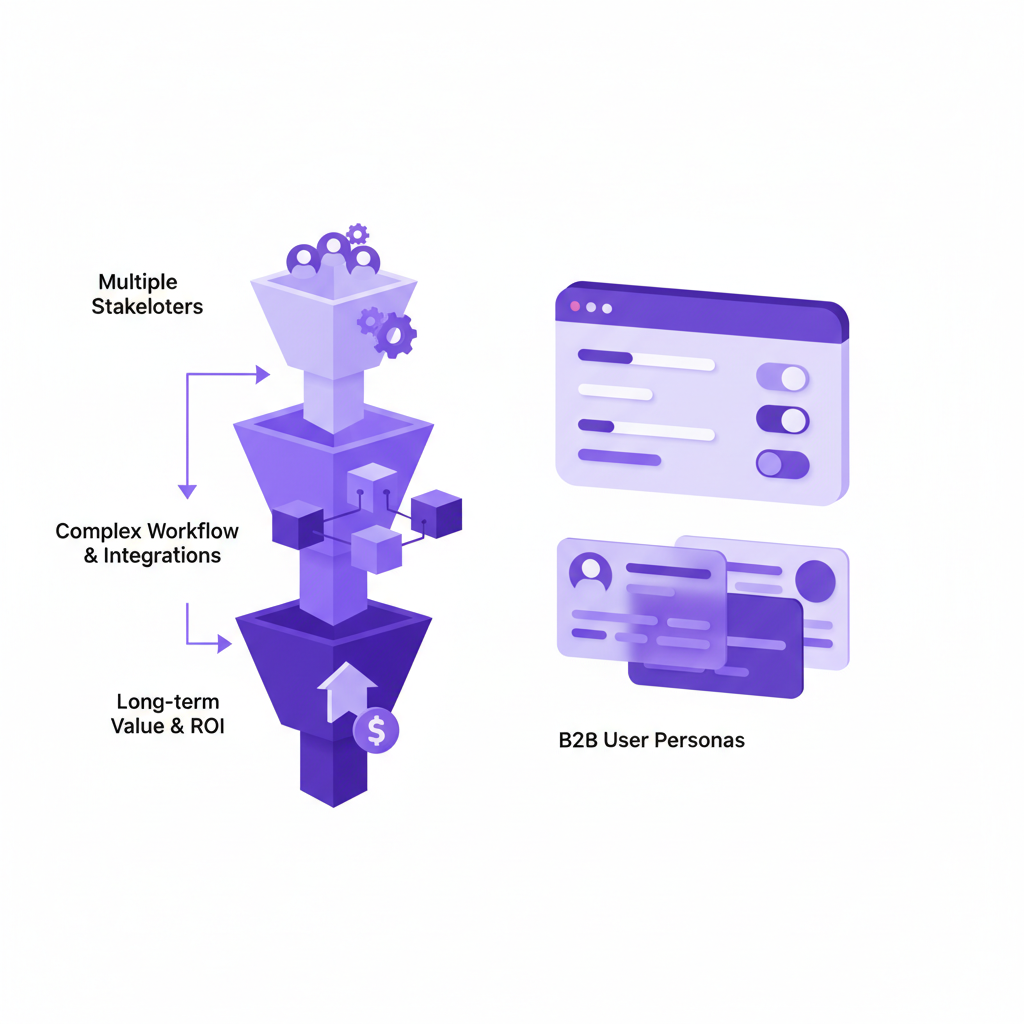 B2B vs B2C UX Design — Why B2B SaaS Needs a Different Design Approach (2026)