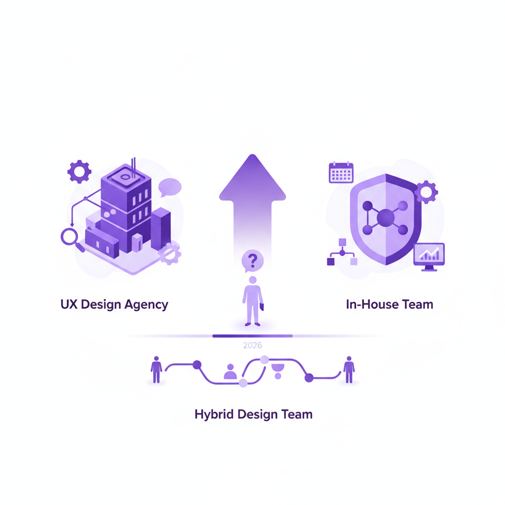 UX Design Agency vs In-House Team: When to Hire Which (2026)